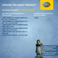 Engine Cooling Fan 12 V HELLA IAM-Expertise suitable for e.g. FORD TRANSIT