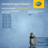 Engine Cooling Fan 24 V HELLA IAM expertise for MAN TGS and others