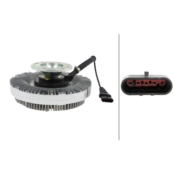Radiator Fan Clutch electric Ø 275 mm HELLA IAM-Expertise for e.g. DAF CF