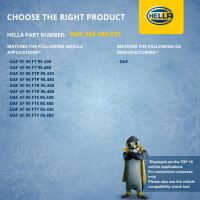 Kupplung Kühlerlüfter elektrisch Ø 247 mm HELLA IAM-Expertise für DAF XF