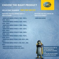 Radiator Fan Clutch thermal Ø 203 mm HELLA for e.g. MERCEDES-BENZ ATEGO