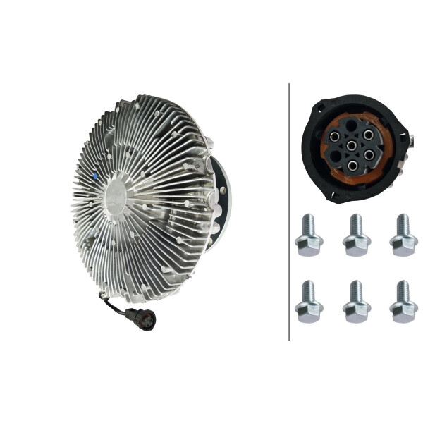 Kupplung Kühlerlüfter elektrisch Ø 260 mm HELLA für u.a. MERCEDES-BENZ AXOR