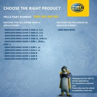 Radiator Fan Clutch electric Ø 260 mm HELLA for e.g. MERCEDES-BENZ AXOR