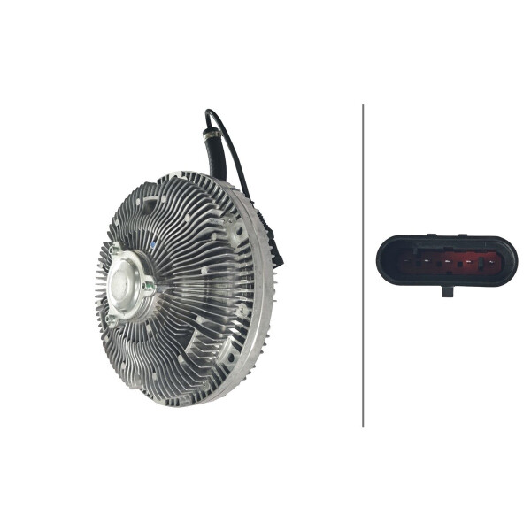 Kupplung Kühlerlüfter elektrisch Ø 275 mm HELLA passend für u.a. DAF CF