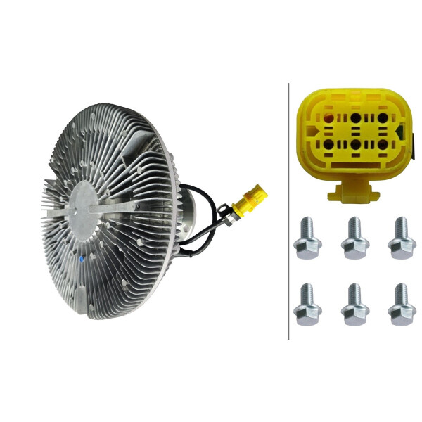 Kupplung Kühlerlüfter elektrisch Ø 270 mm HELLA für u.a. MAN TGS