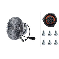 Radiator Fan Clutch electric Ø 224.5 mm HELLA for...
