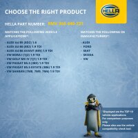 Kupplung Kühlerlüfter mechanisch Ø 139 mm HELLA für u.a. AUDI A4