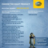 Radiator Fan Clutch mechanical Ø 160 mm HELLA for e.g. MERCEDES-BENZ SPRINTER