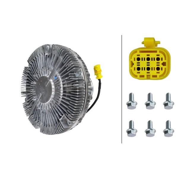 Kupplung Kühlerlüfter elektrisch Ø 247 mm HELLA für u.a. MAN TGS