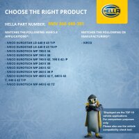 Radiator Fan Clutch mechanical Ø 233 mm HELLA for e.g. IVECO EUROTRAKKER