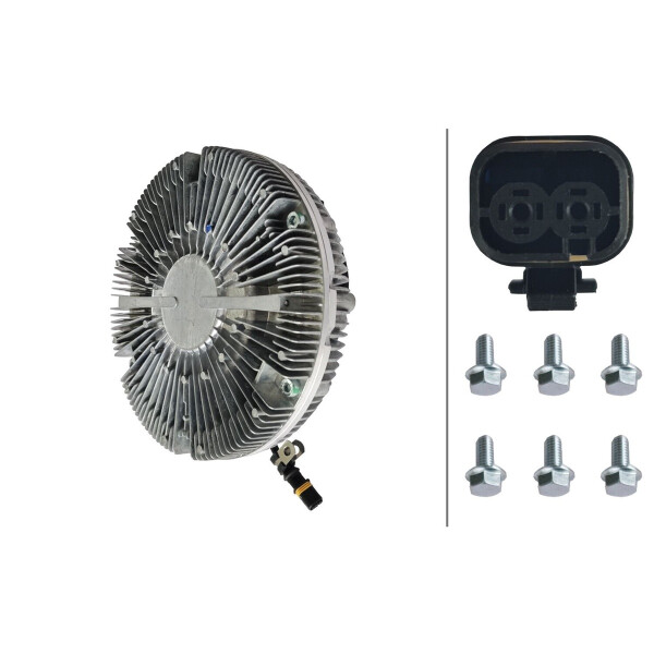 Kupplung Kühlerlüfter elektrisch Ø 247 mm HELLA passend für MAN TGA