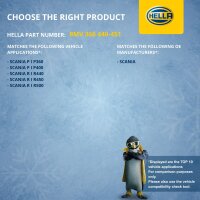 Radiator Fan Clutch electric Ø 270 mm HELLA for e.g. SCANIA R I