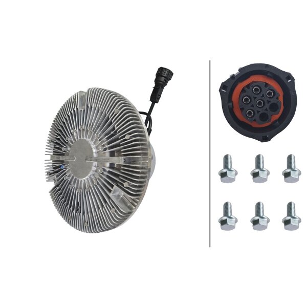 Kupplung Kühlerlüfter elektrisch Ø 270 mm HELLA für u.a. VOLVO FH