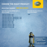 Kupplung Kühlerlüfter thermisch Ø 233 mm HELLA IAM-Expertise für DAF 85