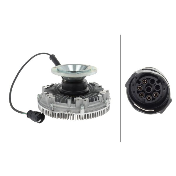 Kupplung Kühlerlüfter elektrisch Ø 247 mm HELLA IAM-Expertise passend für DAF CF