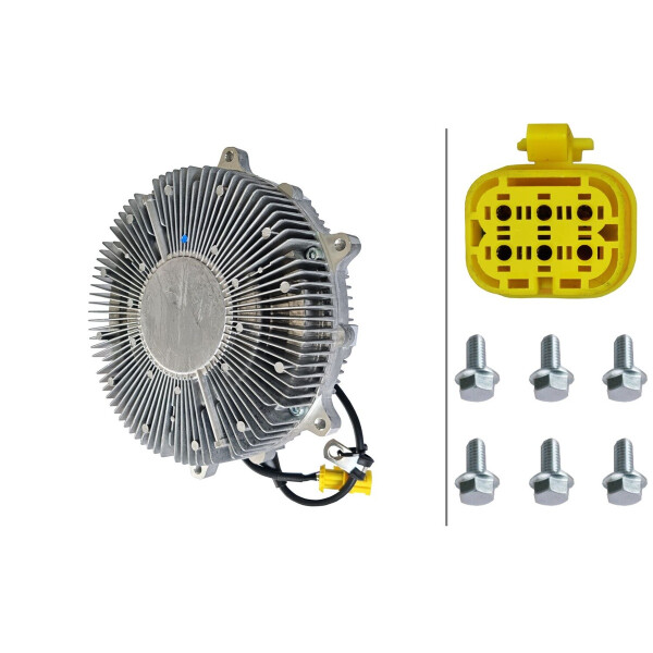 Kupplung Kühlerlüfter elektrisch Ø 255 mm HELLA für u.a. MAN TGM