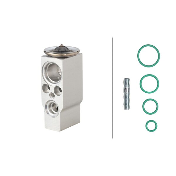 Air Conditioning Expansion Valve Aluminium R 1234yf HELLA for e.g. MB E-CLASS