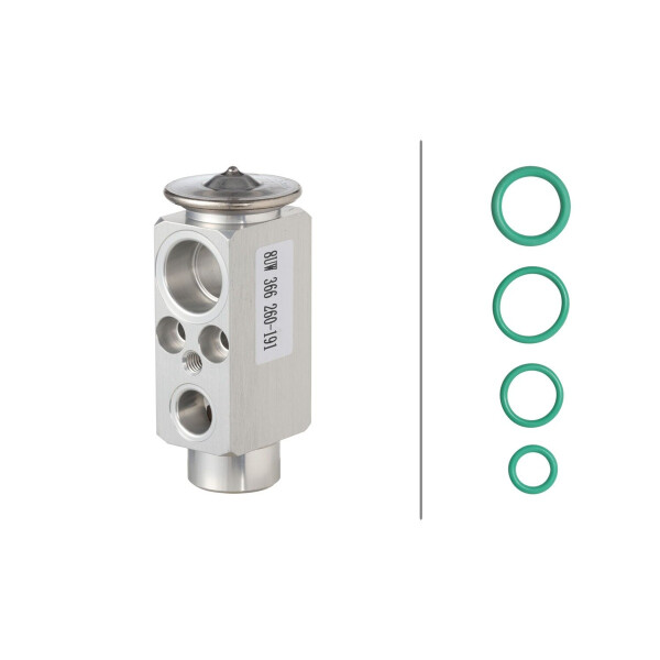 Air Conditioning Expansion Valve Aluminium R 1234yf HELLA for e.g. MB VITO