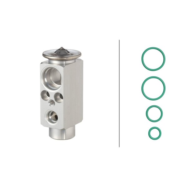 Expansionsventil Klimaanlage Aluminium R 1234yf HELLA für MERCEDES-BENZ ACTROS