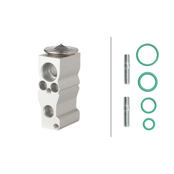 Air Conditioning Expansion Valve Aluminium R 1234yf HELLA for e.g. CITROËN DS3