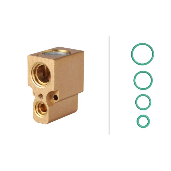 Expansionsventil Klimaanlage Aluminium R 1234yf HELLA für u.a. VW GOLF