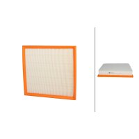 Air Filter insert 297 x 282 mm HELLA suitable for RENAULT...