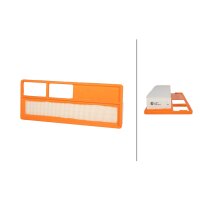 Air Filter insert 378 x 146 mm HELLA suitable for e.g....