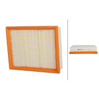 Air Filter insert 217 x 172 mm HELLA for MERCEDES-BENZ...