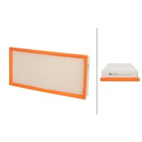 Air Filter insert 394 x 181 mm HELLA for MERCEDES-BENZ...
