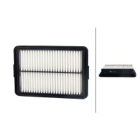 Air Filter insert 244 x 162 mm HELLA suitable for e.g....