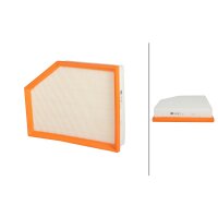 Air Filter insert 295 x 231 mm HELLA suitable for e.g....