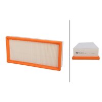 Air Filter insert 322 x 153 mm HELLA suitable for PEUGEOT...