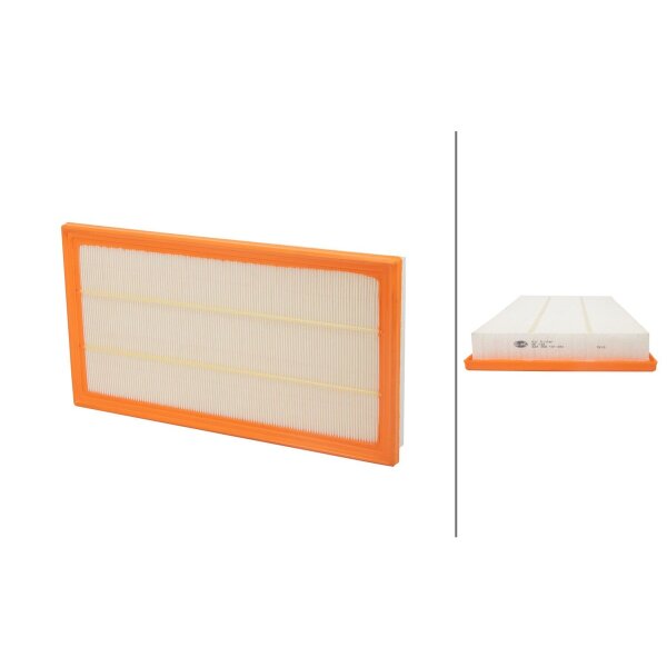 Air Filter insert 421 x 225 mm HELLA for MERCEDES-BENZ SPRINTER and others