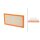 Air Filter insert 421 x 225 mm HELLA for MERCEDES-BENZ SPRINTER and others