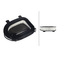 Air Filter insert 352 x 271 mm HELLA suitable for BMW X5...