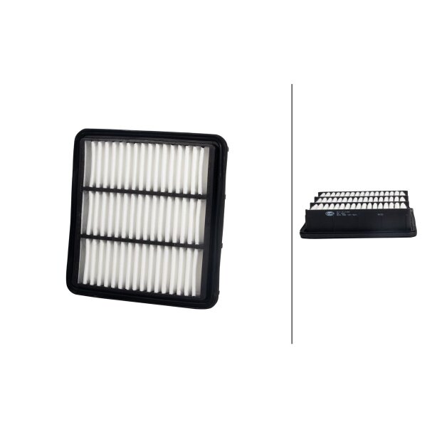 Air Filter insert 198 x 188 mm HELLA suitable for HYUNDAI i30 and others