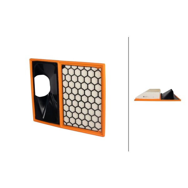 Air Filter insert 398 x 316 mm HELLA IAM-Expertise suitable for e.g. IVECO DAILY
