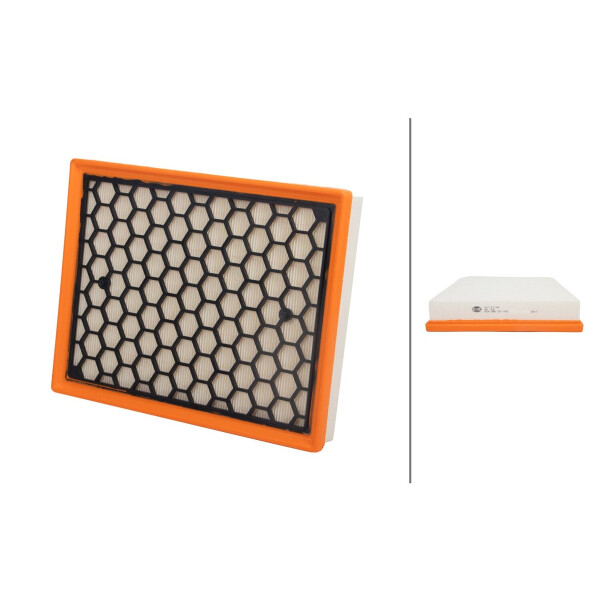Luftfilter-Einsatz 326 x 252 mm HELLA IAM-Expertise passend für OPEL VECTRA
