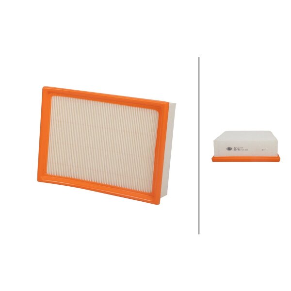 Air Filter insert 241 x 178 mm HELLA suitable for BMW Z4 and others