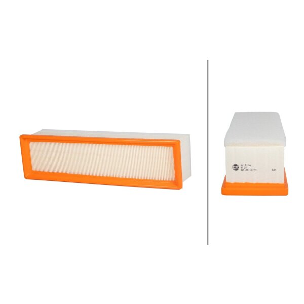 Air Filter insert 345 x 93 mm HELLA for MERCEDES-BENZ C-CLASS and others