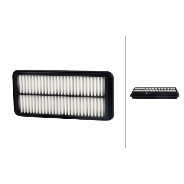 Luftfilter-Einsatz 251 x 114 mm HELLA IAM-Expertise passend für KIA PICANTO