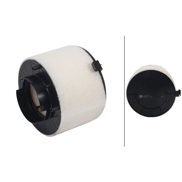 Air Filter insert HELLA IAM-Expertise suitable for e.g. AUDI A4