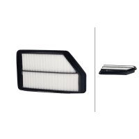 Air Filter insert 305 x 183 mm HELLA IAM-Expertise fits...