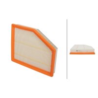 Air Filter insert 294 x 231 mm HELLA suitable for BMW 5...