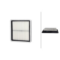 Air Filter insert 217 x 217 mm HELLA suitable for e.g....