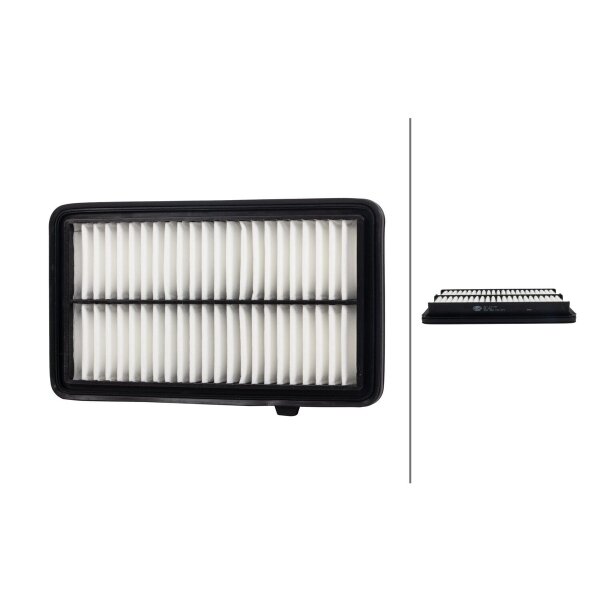 Air Filter insert 261 x 172 mm HELLA IAM-Expertise fits HONDA CR-V