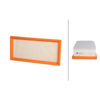 Air Filter insert 322 x 153 mm HELLA IAM-Expertise fits...