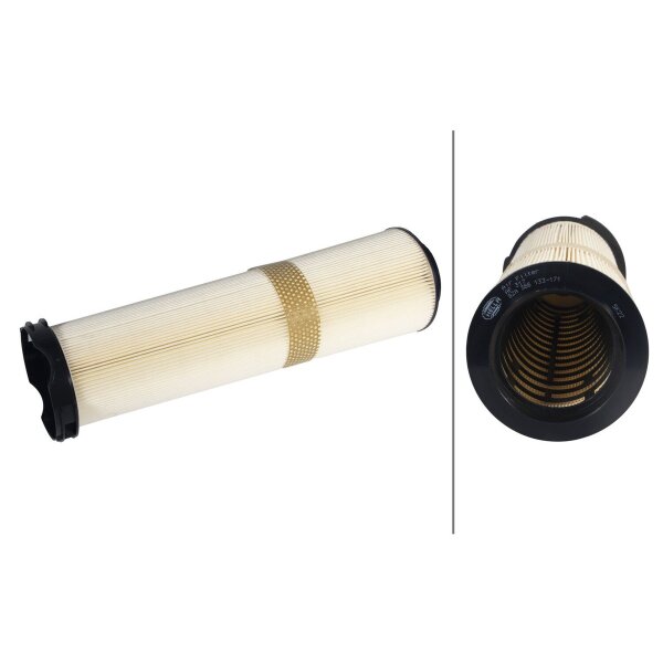 Air Filter insert HELLA suitable for e.g. MERCEDES-BENZ E-CLASS