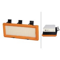 Air Filter insert 265 x 123 mm HELLA suitable for e.g....