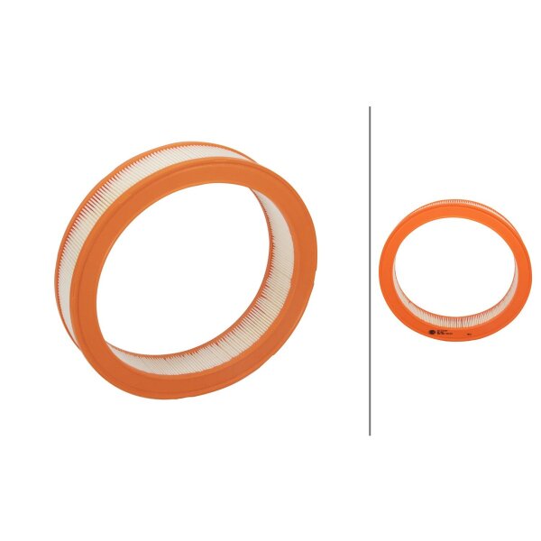 Air Filter insert HELLA IAM-Expertise suitable for FIAT SEICENTO